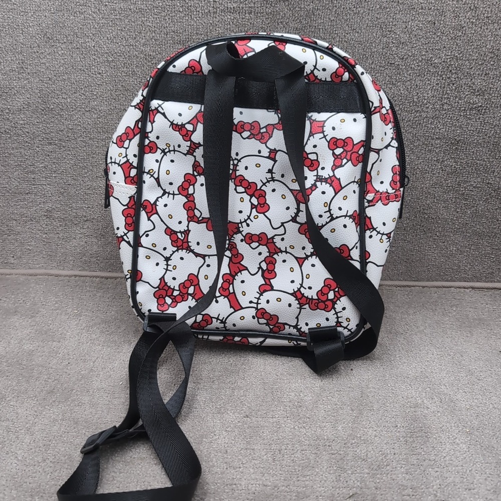 Sanrio Hello Kitty Faux Leather Mini Backpack 10 Inch Nwot - Picture 2 of 3